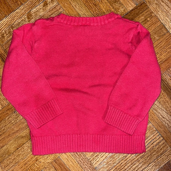 Red White and black penguin sweater 12 months long sleeve Christmas sweater - Picture 4 of 5